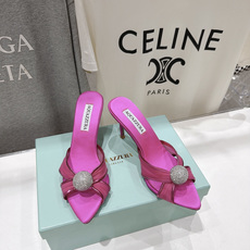 高版本出厂 「ᴀqᴜᴀᴢᴢᴜʀᴀ」AQUAZZURA/菠萝F072 2026ss夏季新款尖头高跟拖鞋 ________ 高版本出厂 「ᴀqᴜᴀᴢᴢᴜʀᴀ」AQUAZZURA/菠萝F072 2026ss夏季新款尖头高跟拖鞋 ________