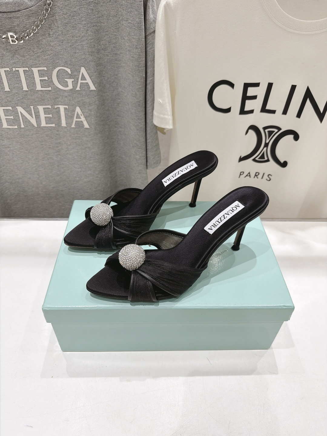 高版本出厂 「ᴀqᴜᴀᴢᴢᴜʀᴀ」AQUAZZURA/菠萝F072 2026ss夏季新款尖头高跟拖鞋 ________ 高版本出厂 「ᴀqᴜᴀᴢᴢᴜʀᴀ」AQUAZZURA/菠萝F072 2026ss夏季新款尖头高跟拖鞋 ________