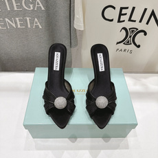 高版本出厂 「ᴀqᴜᴀᴢᴢᴜʀᴀ」AQUAZZURA/菠萝F072 2026ss夏季新款尖头高跟拖鞋 ________ 高版本出厂 「ᴀqᴜᴀᴢᴢᴜʀᴀ」AQUAZZURA/菠萝F072 2026ss夏季新款尖头高跟拖鞋 ________