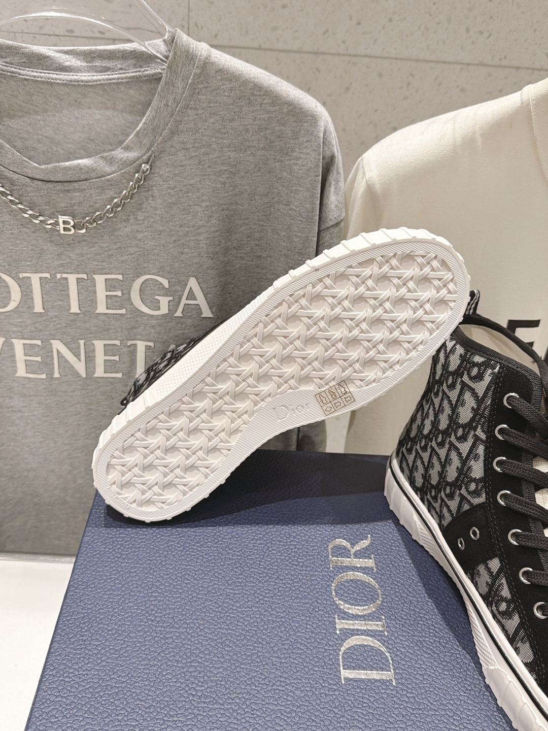 高版本出厂   Dior/迪奥F019 D家2026ss新款系带情侣款高帮帆布鞋休闲鞋 原版购入开发 做货 这款帆布面休