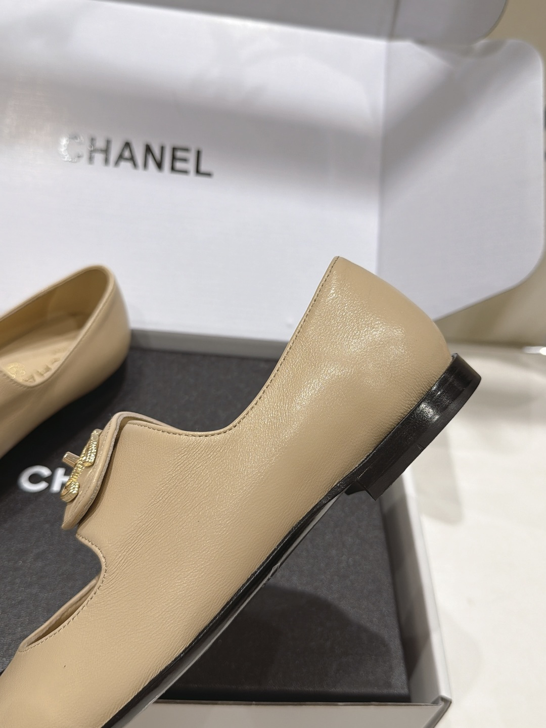 高版本出厂   CHANEL* 香奈儿F022 小香2026ss早秋新款玛丽珍平底鞋单鞋 上脚女人味十足  凸显温柔气质