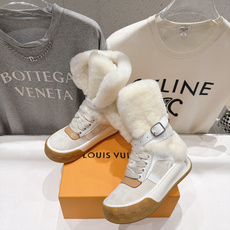 高版本出厂 LOUIS VUITTON~LV路易威登F048 L家驴牌新款厚底高帮羊毛休闲鞋毛靴短靴 原版购入开发 高版本出厂 LOUIS VUITTON~LV路易威登F048 L家驴牌新款厚底高帮羊毛休闲鞋毛靴短靴 原版购入开发