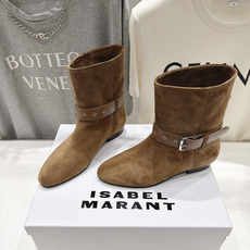 高版本出厂 Isabel Marant/伊莎贝尔2026ss秋冬新款平底搭扣短靴 超级有高级感上脚超好看·关键超级舒 高版本出厂 Isabel Marant/伊莎贝尔2026ss秋冬新款平底搭扣短靴 超级有高级感上脚超好看·关键超级舒