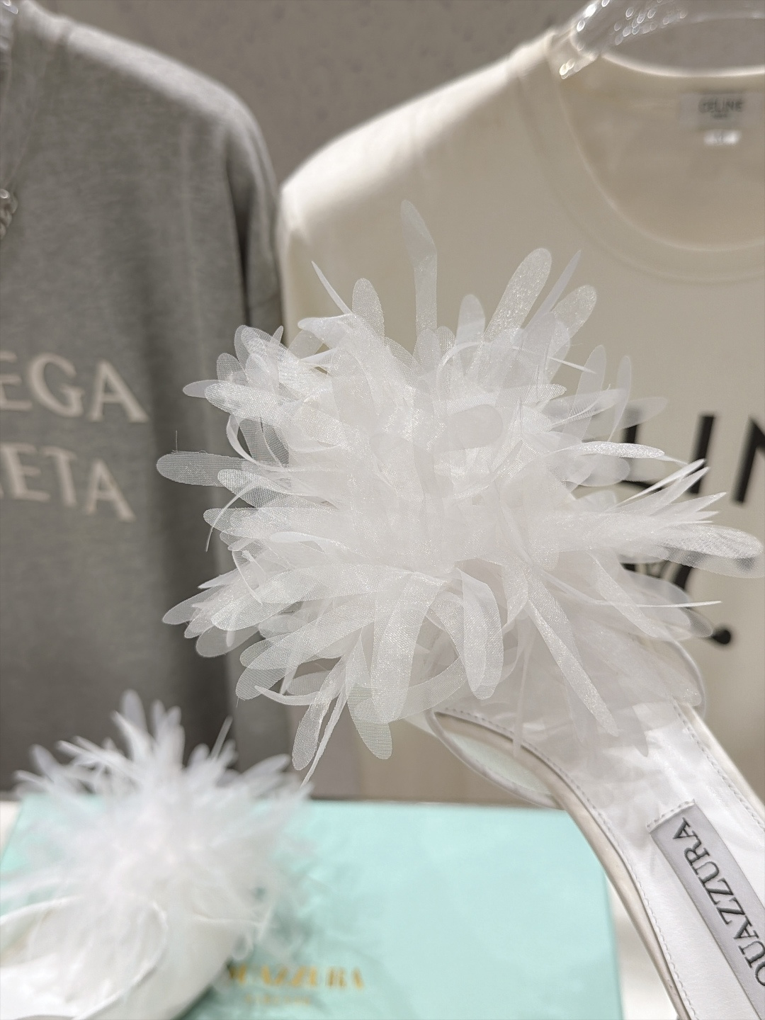 高版本出厂  「ᴀqᴜᴀᴢᴢᴜʀᴀ」AQUAZZURA/菠萝F072 2026ss夏季新款花卉高跟拖鞋 ________