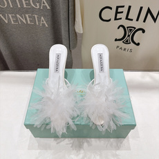 高版本出厂 「ᴀqᴜᴀᴢᴢᴜʀᴀ」AQUAZZURA/菠萝F072 2026ss夏季新款花卉高跟拖鞋 ________ 高版本出厂 「ᴀqᴜᴀᴢᴢᴜʀᴀ」AQUAZZURA/菠萝F072 2026ss夏季新款花卉高跟拖鞋 ________