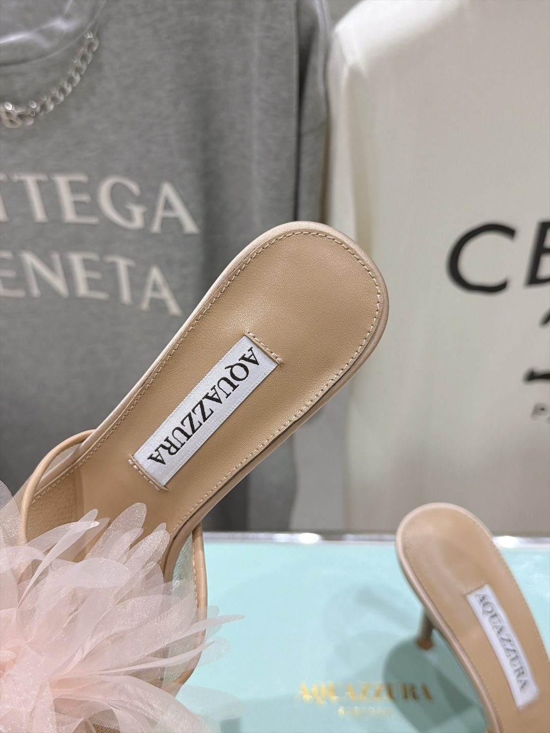 高版本出厂  「ᴀqᴜᴀᴢᴢᴜʀᴀ」AQUAZZURA/菠萝F072 2026ss夏季新款花卉高跟拖鞋 ________
