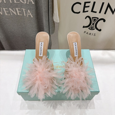 高版本出厂 「ᴀqᴜᴀᴢᴢᴜʀᴀ」AQUAZZURA/菠萝F072 2026ss夏季新款花卉高跟拖鞋 ________ 高版本出厂 「ᴀqᴜᴀᴢᴢᴜʀᴀ」AQUAZZURA/菠萝F072 2026ss夏季新款花卉高跟拖鞋 ________