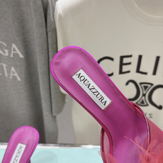 高版本出厂 「ᴀqᴜᴀᴢᴢᴜʀᴀ」AQUAZZURA/菠萝F072 2026ss夏季新款花卉高跟拖鞋 ________ 高版本出厂 「ᴀqᴜᴀᴢᴢᴜʀᴀ」AQUAZZURA/菠萝F072 2026ss夏季新款花卉高跟拖鞋 ________