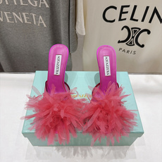 高版本出厂 「ᴀqᴜᴀᴢᴢᴜʀᴀ」AQUAZZURA/菠萝F072 2026ss夏季新款花卉高跟拖鞋 ________ 高版本出厂 「ᴀqᴜᴀᴢᴢᴜʀᴀ」AQUAZZURA/菠萝F072 2026ss夏季新款花卉高跟拖鞋 ________