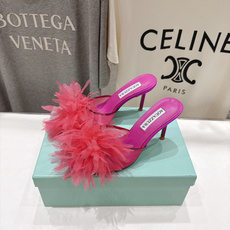 高版本出厂 「ᴀqᴜᴀᴢᴢᴜʀᴀ」AQUAZZURA/菠萝F072 2026ss夏季新款花卉高跟拖鞋 ________ 高版本出厂 「ᴀqᴜᴀᴢᴢᴜʀᴀ」AQUAZZURA/菠萝F072 2026ss夏季新款花卉高跟拖鞋 ________