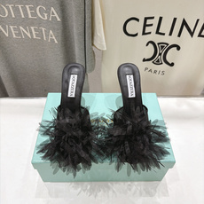 高版本出厂 「ᴀqᴜᴀᴢᴢᴜʀᴀ」AQUAZZURA/菠萝F072 2026ss夏季新款花卉高跟拖鞋 ________ 高版本出厂 「ᴀqᴜᴀᴢᴢᴜʀᴀ」AQUAZZURA/菠萝F072 2026ss夏季新款花卉高跟拖鞋 ________