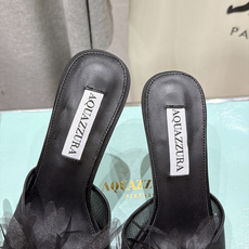 高版本出厂 「ᴀqᴜᴀᴢᴢᴜʀᴀ」AQUAZZURA/菠萝F072 2026ss夏季新款花卉高跟拖鞋 ________ 高版本出厂 「ᴀqᴜᴀᴢᴢᴜʀᴀ」AQUAZZURA/菠萝F072 2026ss夏季新款花卉高跟拖鞋 ________