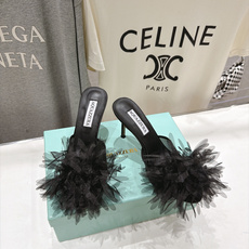 高版本出厂 「ᴀqᴜᴀᴢᴢᴜʀᴀ」AQUAZZURA/菠萝F072 2026ss夏季新款花卉高跟拖鞋 ________ 高版本出厂 「ᴀqᴜᴀᴢᴢᴜʀᴀ」AQUAZZURA/菠萝F072 2026ss夏季新款花卉高跟拖鞋 ________