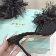 高版本出厂 「ᴀqᴜᴀᴢᴢᴜʀᴀ」AQUAZZURA/菠萝F072 2026ss夏季新款花卉高跟拖鞋 ________ 高版本出厂 「ᴀqᴜᴀᴢᴢᴜʀᴀ」AQUAZZURA/菠萝F072 2026ss夏季新款花卉高跟拖鞋 ________