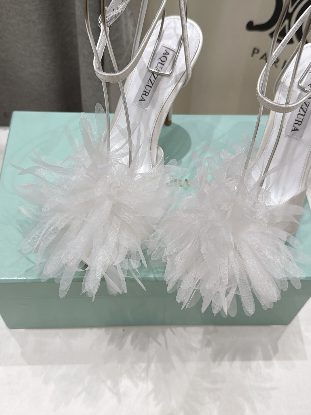 高版本出厂  「ᴀqᴜᴀᴢᴢᴜʀᴀ」AQUAZZURA/菠萝F072 2026ss夏季新款花卉高跟鞋凉鞋 _______