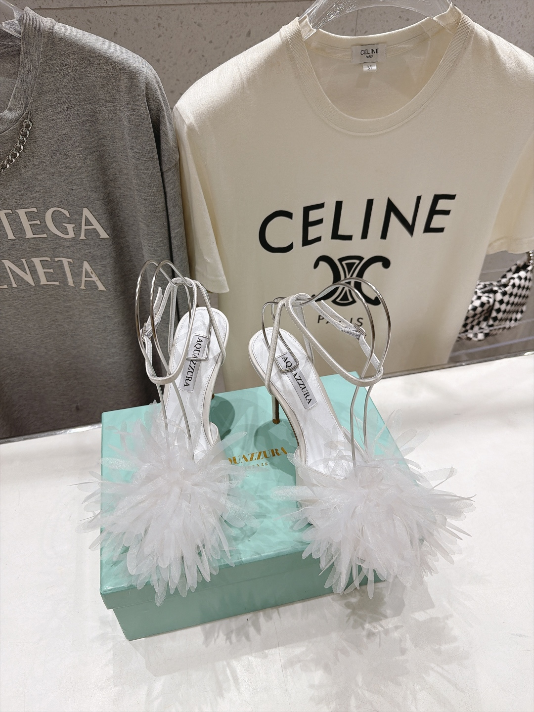 高版本出厂  「ᴀqᴜᴀᴢᴢᴜʀᴀ」AQUAZZURA/菠萝F072 2026ss夏季新款花卉高跟鞋凉鞋 _______