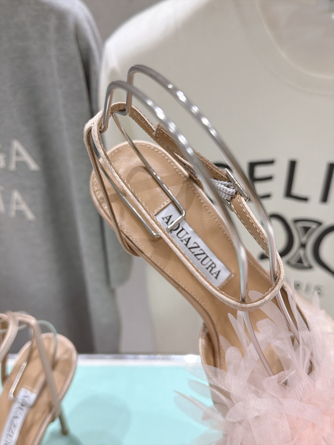 高版本出厂  「ᴀqᴜᴀᴢᴢᴜʀᴀ」AQUAZZURA/菠萝F072 2026ss夏季新款花卉高跟鞋凉鞋 _______