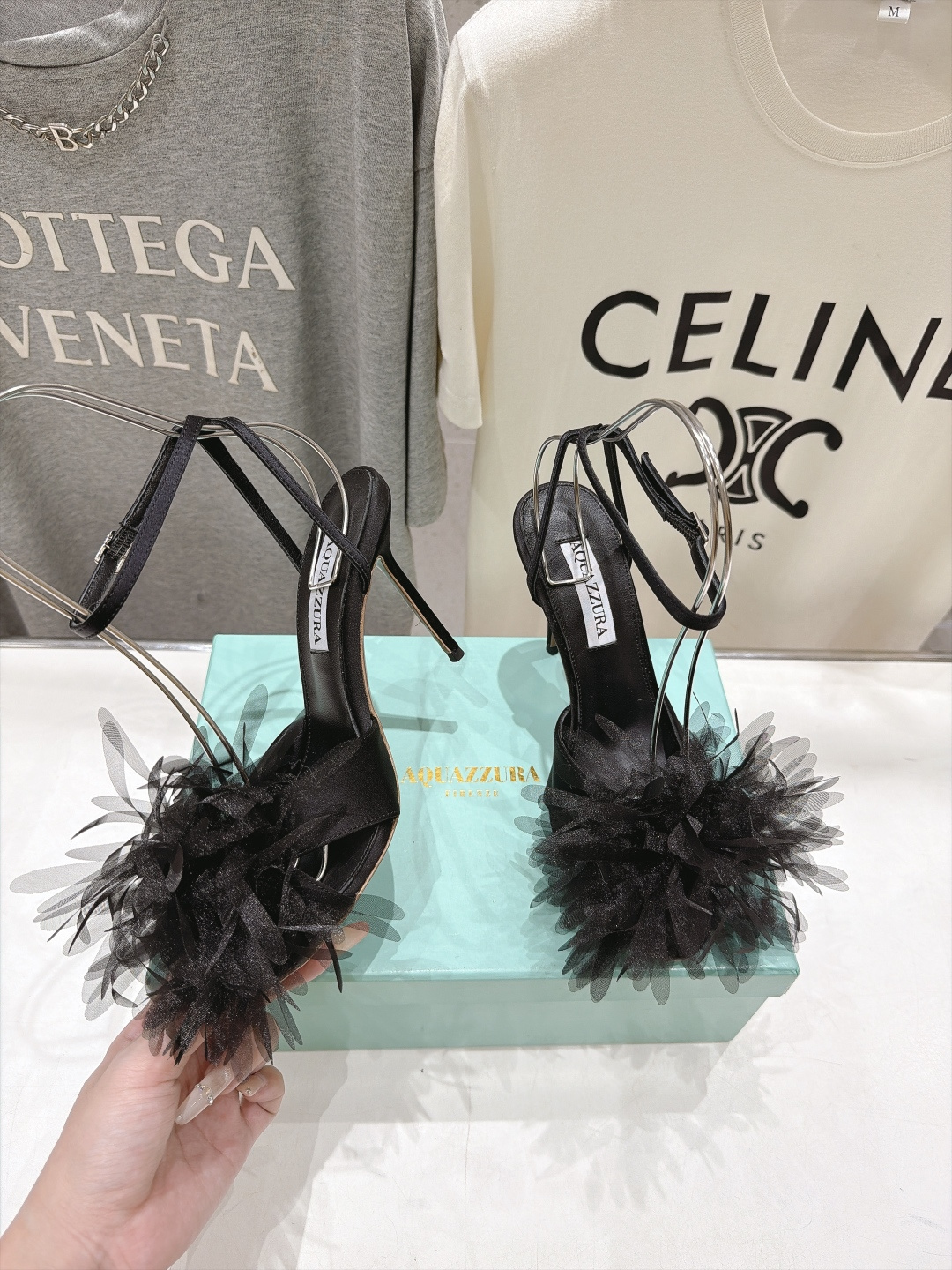高版本出厂 「ᴀqᴜᴀᴢᴢᴜʀᴀ」AQUAZZURA/菠萝F072 2026ss夏季新款花卉高跟鞋凉鞋 _______ 高版本出厂 「ᴀqᴜᴀᴢᴢᴜʀᴀ」AQUAZZURA/菠萝F072 2026ss夏季新款花卉高跟鞋凉鞋 _______