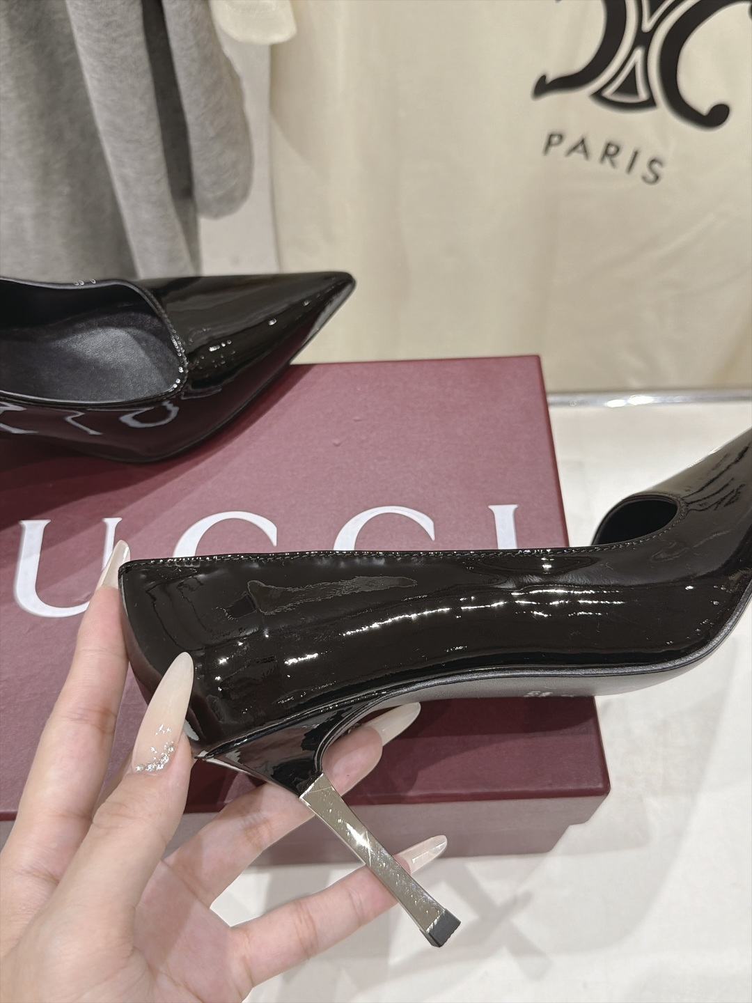 高版本出厂 Gucci 古驰F045 G家26ss新款玛丽珍尖头高跟鞋时装鞋~ 原味原单品质!每个细节皆经过精心细 高版本出厂 Gucci 古驰F045 G家26ss新款玛丽珍尖头高跟鞋时装鞋~ 原味原单品质!每个细节皆经过精心细