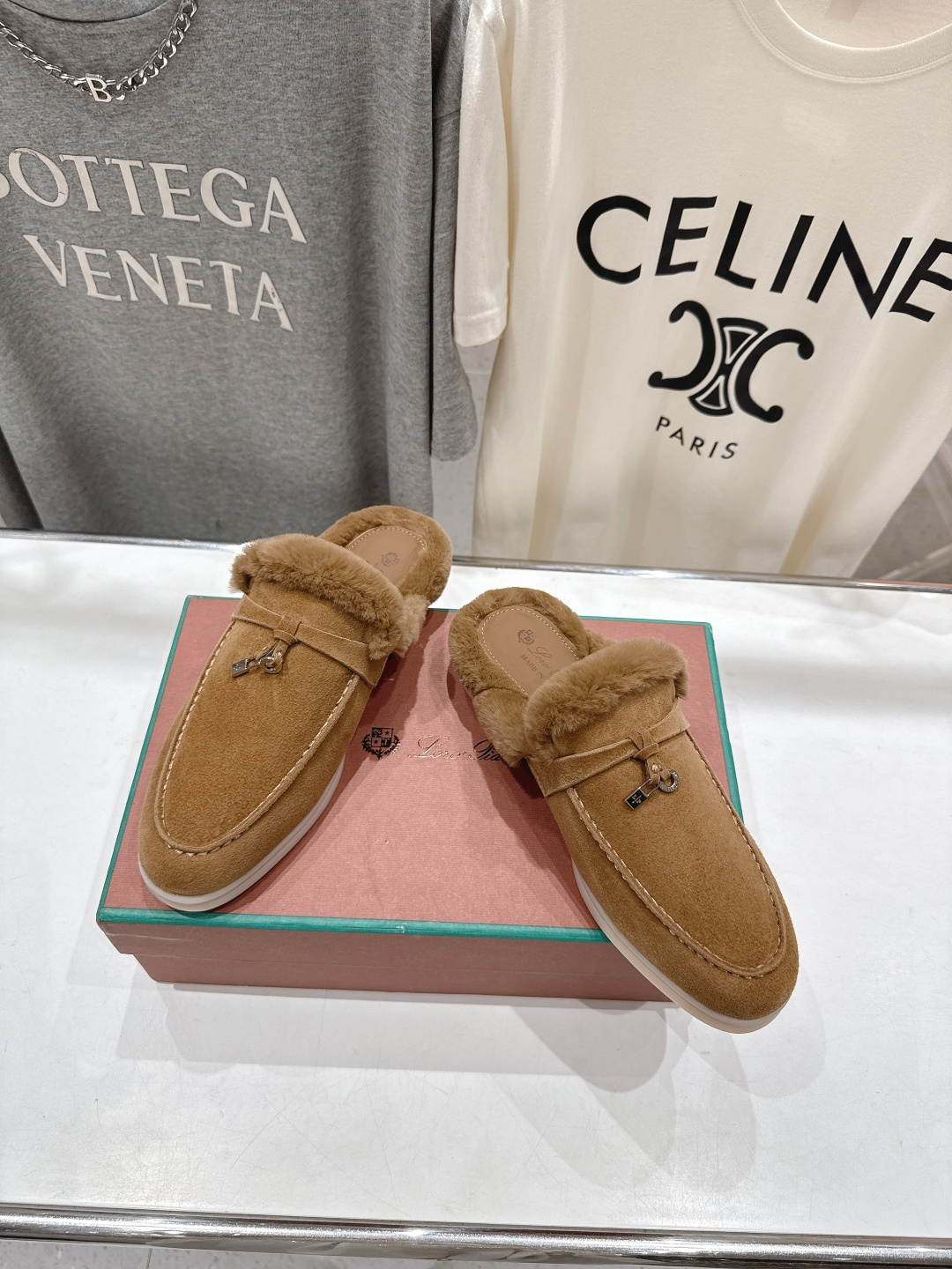 顶级出厂 升级版兔毛  男码+10   Loro Piana* LP🌾万年经典款乐福鞋 简约时尚 脚感超级舒适 一天可以