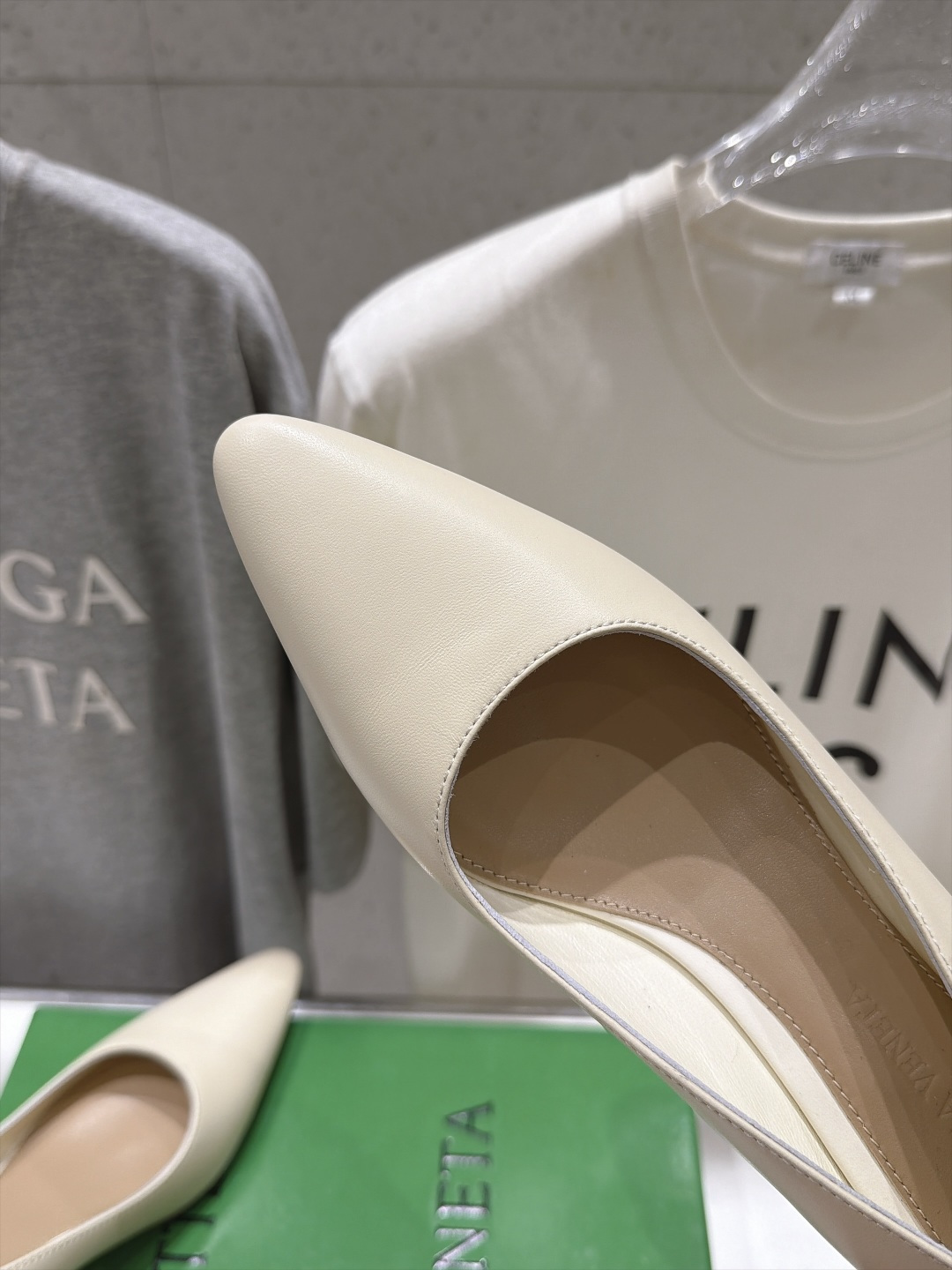 高版本出厂  Bottega Veneta/BV F065 2026ss秋冬新款Parco Mule女士玛丽珍仙女风高跟