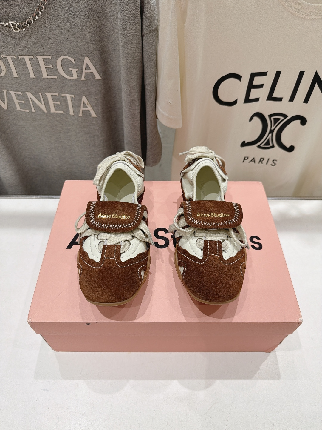高版本出厂  Acne Studio F053 26ss新款平底慵懒风休闲鞋芭蕾舞鞋  【市场顶级版本】 自带松弛复古文
