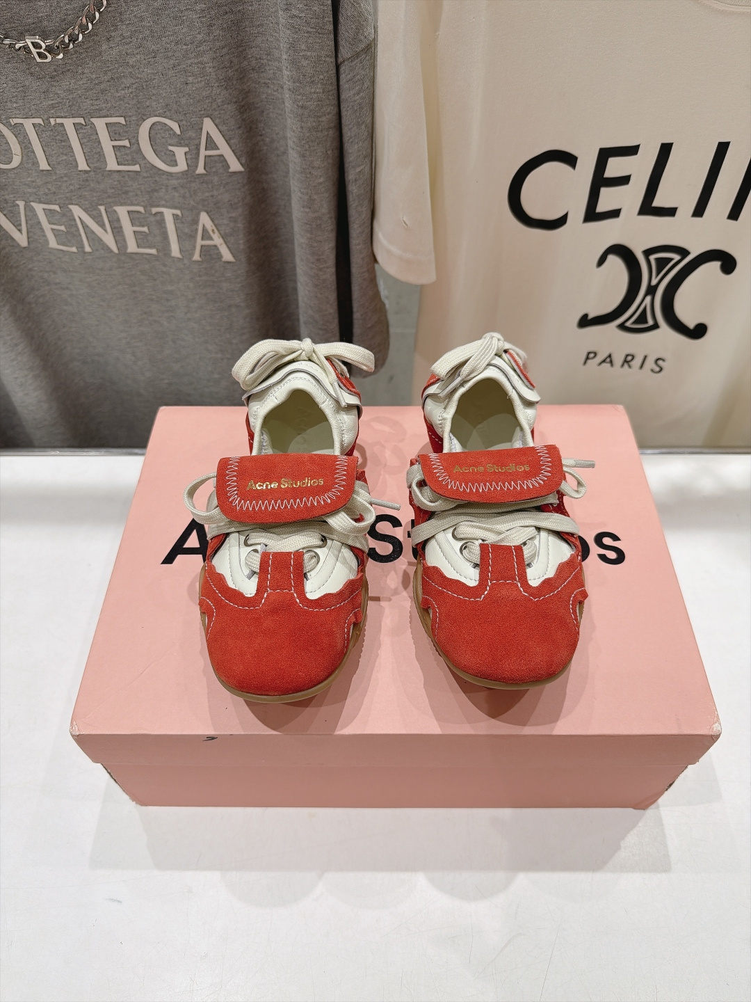 高版本出厂  Acne Studio F053 26ss新款平底慵懒风休闲鞋芭蕾舞鞋  【市场顶级版本】 自带松弛复古文