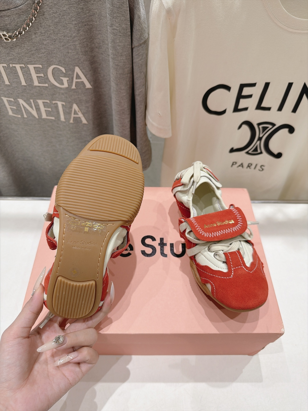 高版本出厂  Acne Studio F053 26ss新款平底慵懒风休闲鞋芭蕾舞鞋  【市场顶级版本】 自带松弛复古文