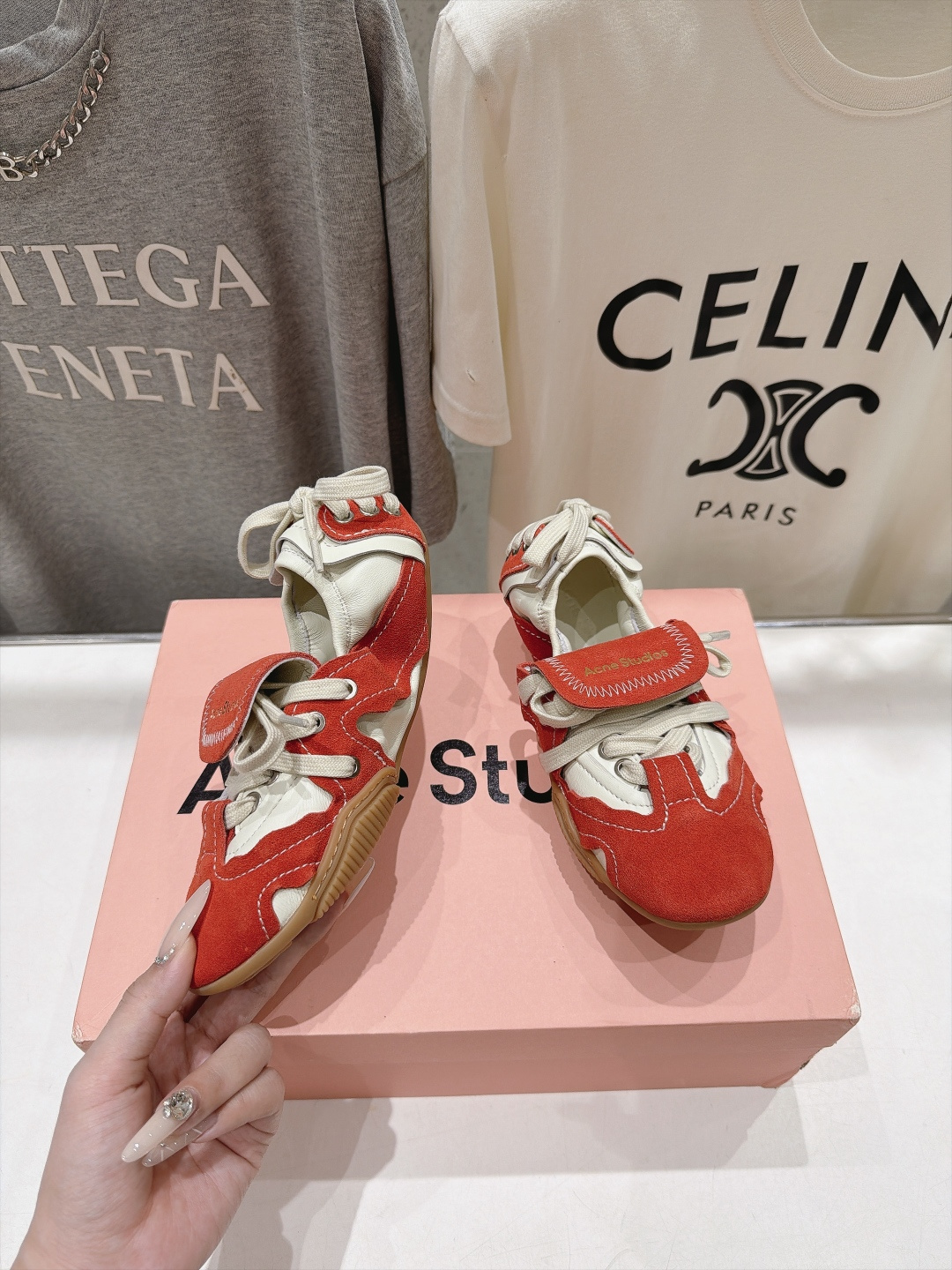 高版本出厂  Acne Studio F053 26ss新款平底慵懒风休闲鞋芭蕾舞鞋  【市场顶级版本】 自带松弛复古文