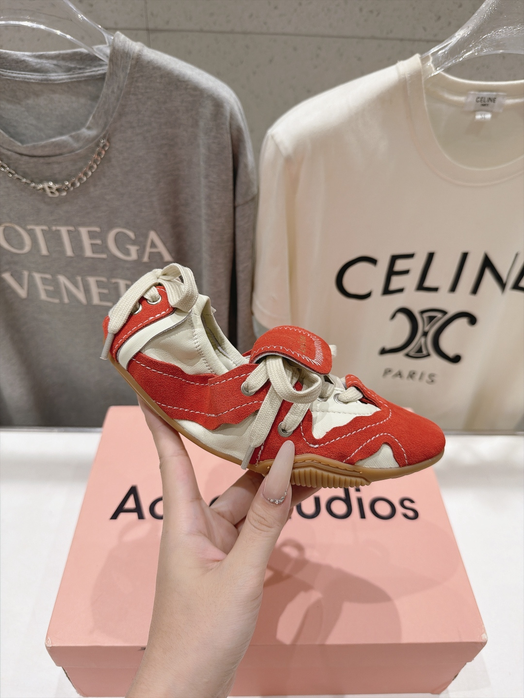 高版本出厂  Acne Studio F053 26ss新款平底慵懒风休闲鞋芭蕾舞鞋  【市场顶级版本】 自带松弛复古文