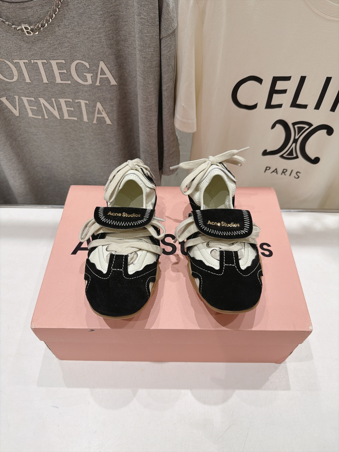 高版本出厂  Acne Studio F053 26ss新款平底慵懒风休闲鞋芭蕾舞鞋  【市场顶级版本】 自带松弛复古文