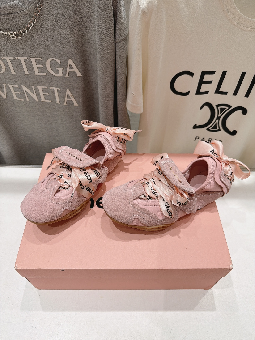 高版本出厂  Acne Studio F053 26ss新款平底慵懒风休闲鞋芭蕾舞鞋  【市场顶级版本】 自带松弛复古文