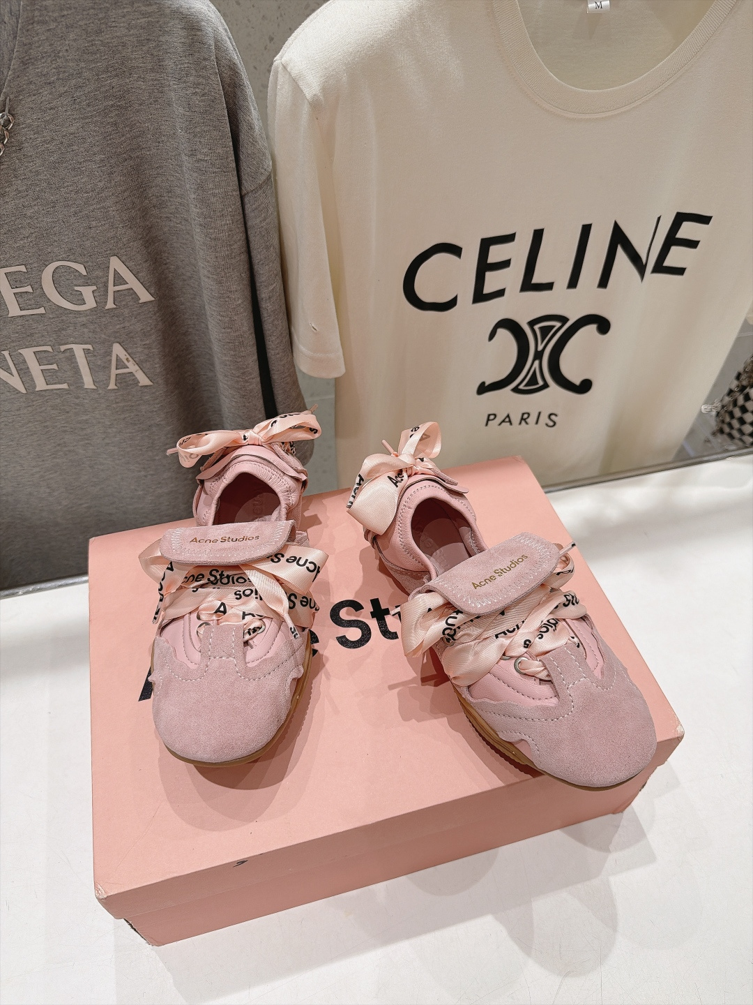 高版本出厂  Acne Studio F053 26ss新款平底慵懒风休闲鞋芭蕾舞鞋  【市场顶级版本】 自带松弛复古文
