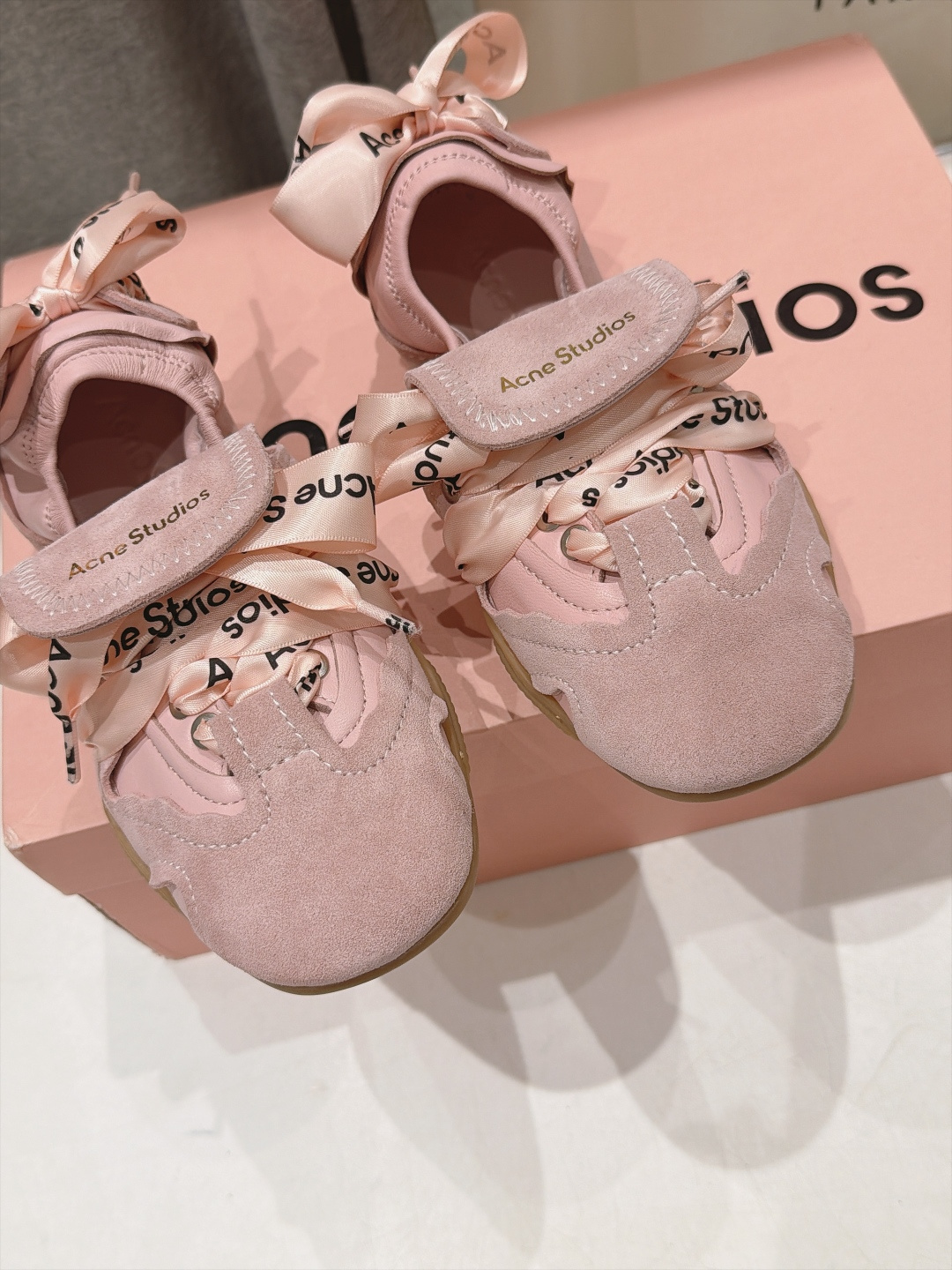 高版本出厂  Acne Studio F053 26ss新款平底慵懒风休闲鞋芭蕾舞鞋  【市场顶级版本】 自带松弛复古文