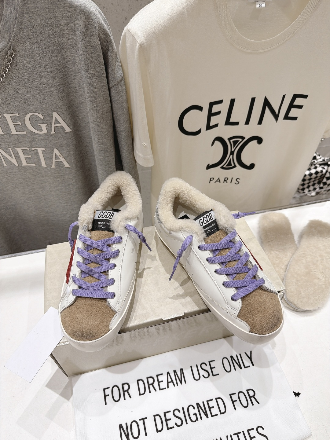 顶级版本 毛里   GGDB~~Golden Goose Deluxe Brand秋冬新款羊毛里小脏鞋休闲鞋 # 全网最