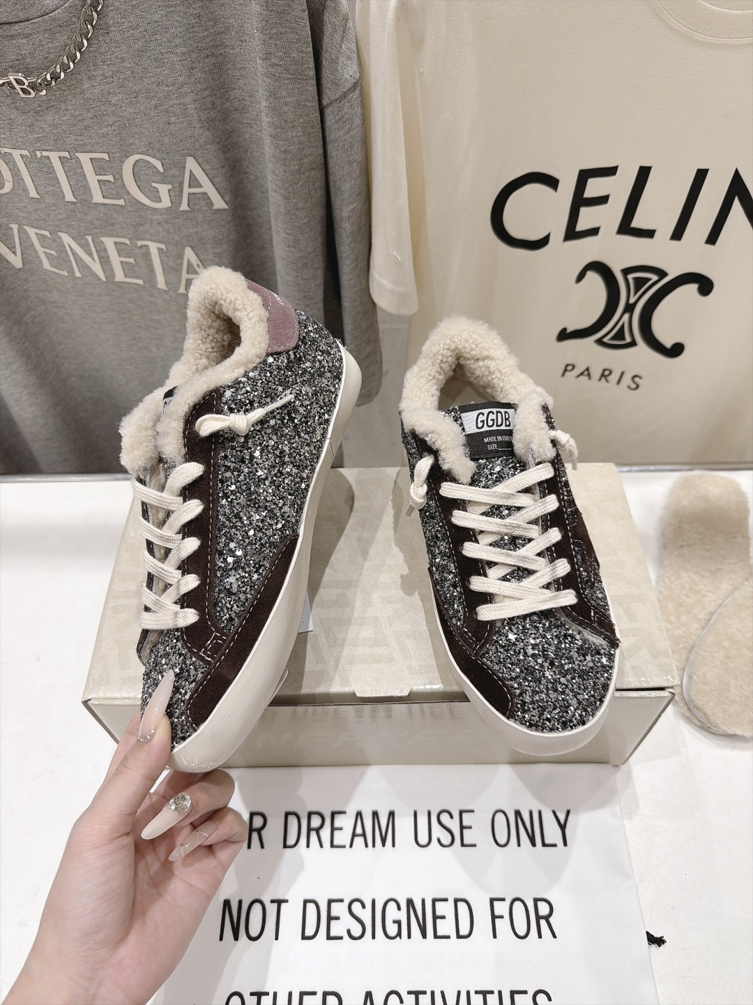 顶级版本 毛里   GGDB~~Golden Goose Deluxe Brand秋冬新款羊毛里小脏鞋休闲鞋 # 全网最