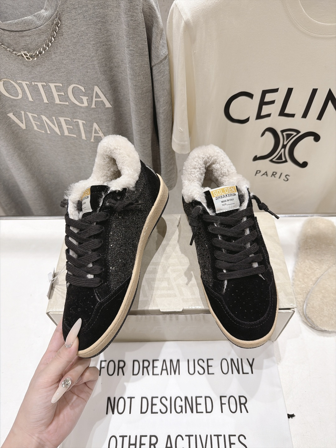 顶级版本 毛里   GGDB~~Golden Goose Deluxe Brand秋冬新款羊毛里小脏鞋休闲鞋 # 全网最