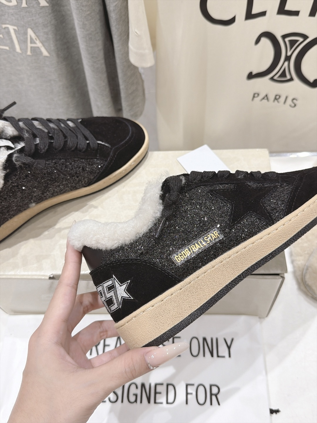 顶级版本 毛里   GGDB~~Golden Goose Deluxe Brand秋冬新款羊毛里小脏鞋休闲鞋 # 全网最