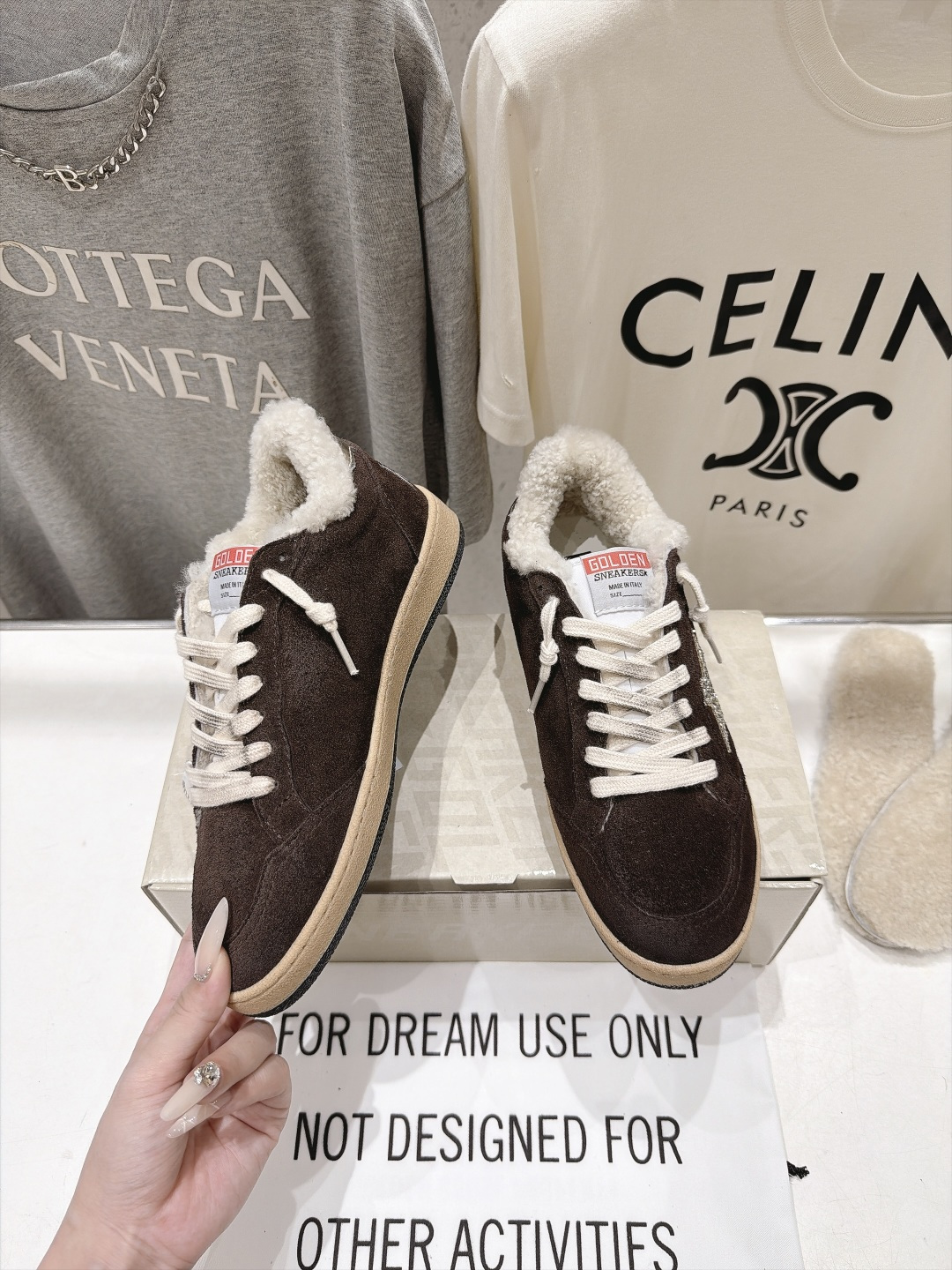顶级版本 毛里   GGDB~~Golden Goose Deluxe Brand秋冬新款羊毛里小脏鞋休闲鞋 # 全网最