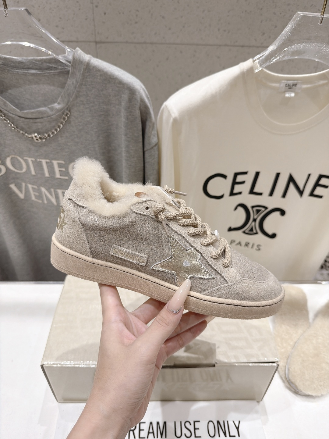 顶级版本 毛里   GGDB~~Golden Goose Deluxe Brand秋冬新款羊毛里小脏鞋休闲鞋 # 全网最