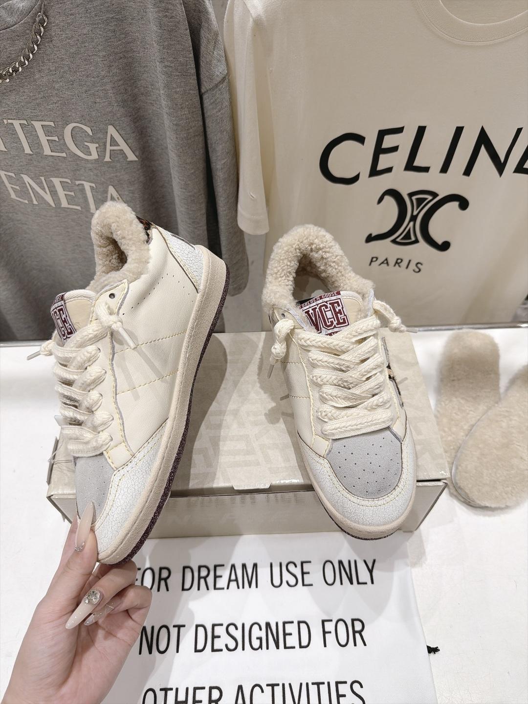 顶级版本 毛里   GGDB~~Golden Goose Deluxe Brand秋冬新款羊毛里小脏鞋休闲鞋 # 全网最