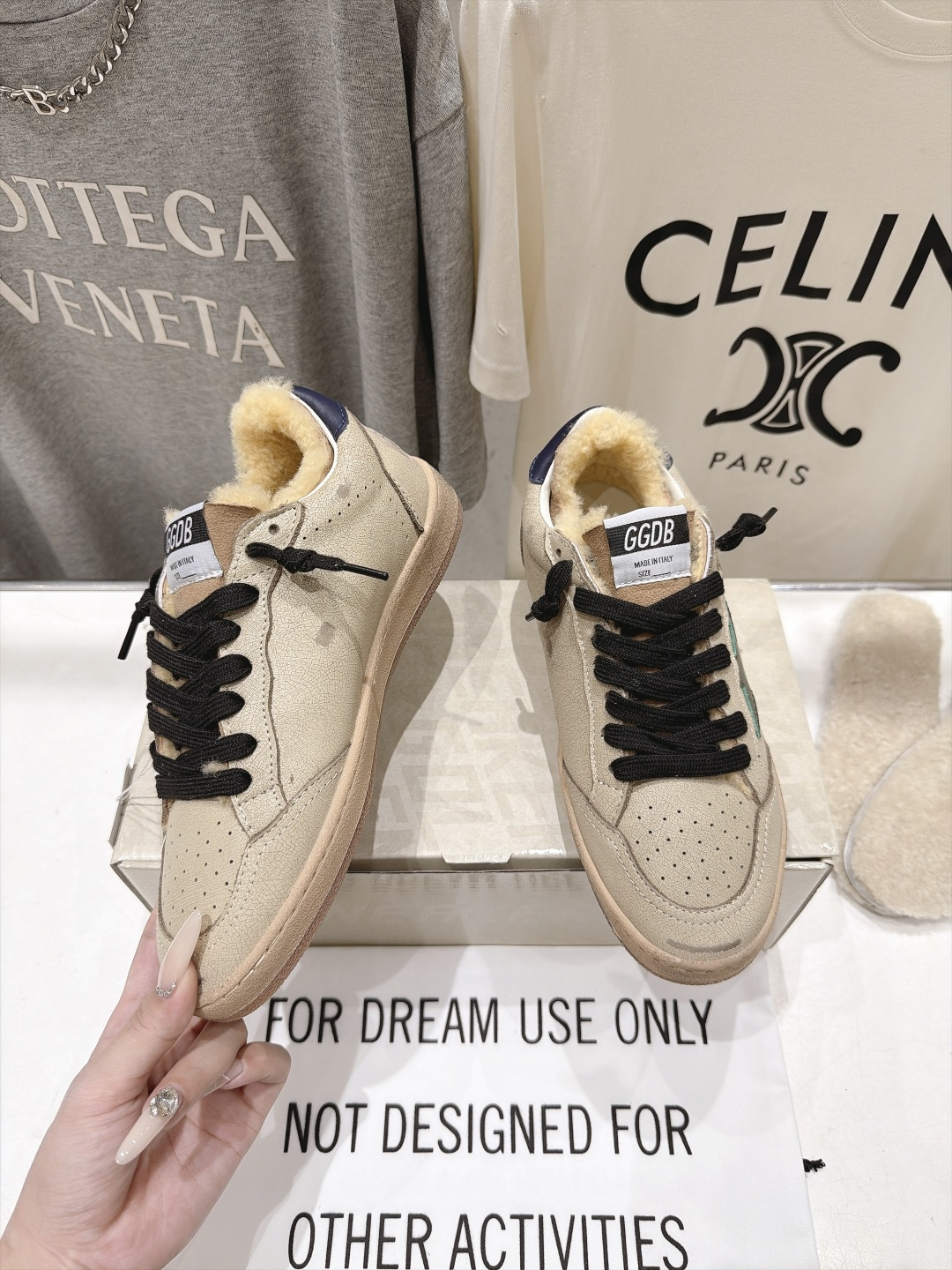 顶级版本 毛里  GGDB~~Golden Goose Deluxe Brand秋冬新款羊毛里小脏鞋休闲鞋 # 全网最好