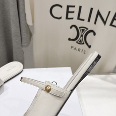 高版本出厂 CELINE*赛琳F025 2026ss思琳新款玛丽珍平底鞋乐福鞋半拖单鞋 网红爆款来袭!各大网红抢先体 高版本出厂 CELINE*赛琳F025 2026ss思琳新款玛丽珍平底鞋乐福鞋半拖单鞋 网红爆款来袭!各大网红抢先体