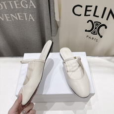 高版本出厂 CELINE*赛琳F025 2026ss思琳新款玛丽珍平底鞋乐福鞋半拖单鞋 网红爆款来袭!各大网红抢先体 高版本出厂 CELINE*赛琳F025 2026ss思琳新款玛丽珍平底鞋乐福鞋半拖单鞋 网红爆款来袭!各大网红抢先体