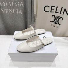高版本出厂 CELINE*赛琳F025 2026ss思琳新款玛丽珍平底鞋乐福鞋半拖单鞋 网红爆款来袭!各大网红抢先体 高版本出厂 CELINE*赛琳F025 2026ss思琳新款玛丽珍平底鞋乐福鞋半拖单鞋 网红爆款来袭!各大网红抢先体