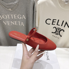 高版本出厂 CELINE*赛琳F025 2026ss思琳新款玛丽珍平底鞋乐福鞋半拖单鞋 网红爆款来袭!各大网红抢先体 高版本出厂 CELINE*赛琳F025 2026ss思琳新款玛丽珍平底鞋乐福鞋半拖单鞋 网红爆款来袭!各大网红抢先体
