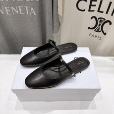 高版本出厂 CELINE*赛琳F025 2026ss思琳新款玛丽珍平底鞋乐福鞋半拖单鞋 网红爆款来袭!各大网红抢先体 高版本出厂 CELINE*赛琳F025 2026ss思琳新款玛丽珍平底鞋乐福鞋半拖单鞋 网红爆款来袭!各大网红抢先体