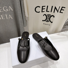 高版本出厂 CELINE*赛琳F025 2026ss思琳新款玛丽珍平底鞋乐福鞋半拖单鞋 网红爆款来袭!各大网红抢先体 高版本出厂 CELINE*赛琳F025 2026ss思琳新款玛丽珍平底鞋乐福鞋半拖单鞋 网红爆款来袭!各大网红抢先体