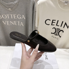 高版本出厂 CELINE*赛琳F025 2026ss思琳新款玛丽珍平底鞋乐福鞋半拖单鞋 网红爆款来袭!各大网红抢先体 高版本出厂 CELINE*赛琳F025 2026ss思琳新款玛丽珍平底鞋乐福鞋半拖单鞋 网红爆款来袭!各大网红抢先体