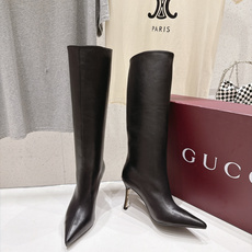 高版本出厂 Gucci古驰F045 G家26ss秋冬新款Bombshell系列尖头高跟长靴 复古轻奢王牌款 古驰尖头瘦瘦 高版本出厂 Gucci古驰F045 G家26ss秋冬新款Bombshell系列尖头高跟长靴 复古轻奢王牌款 古驰尖头瘦瘦
